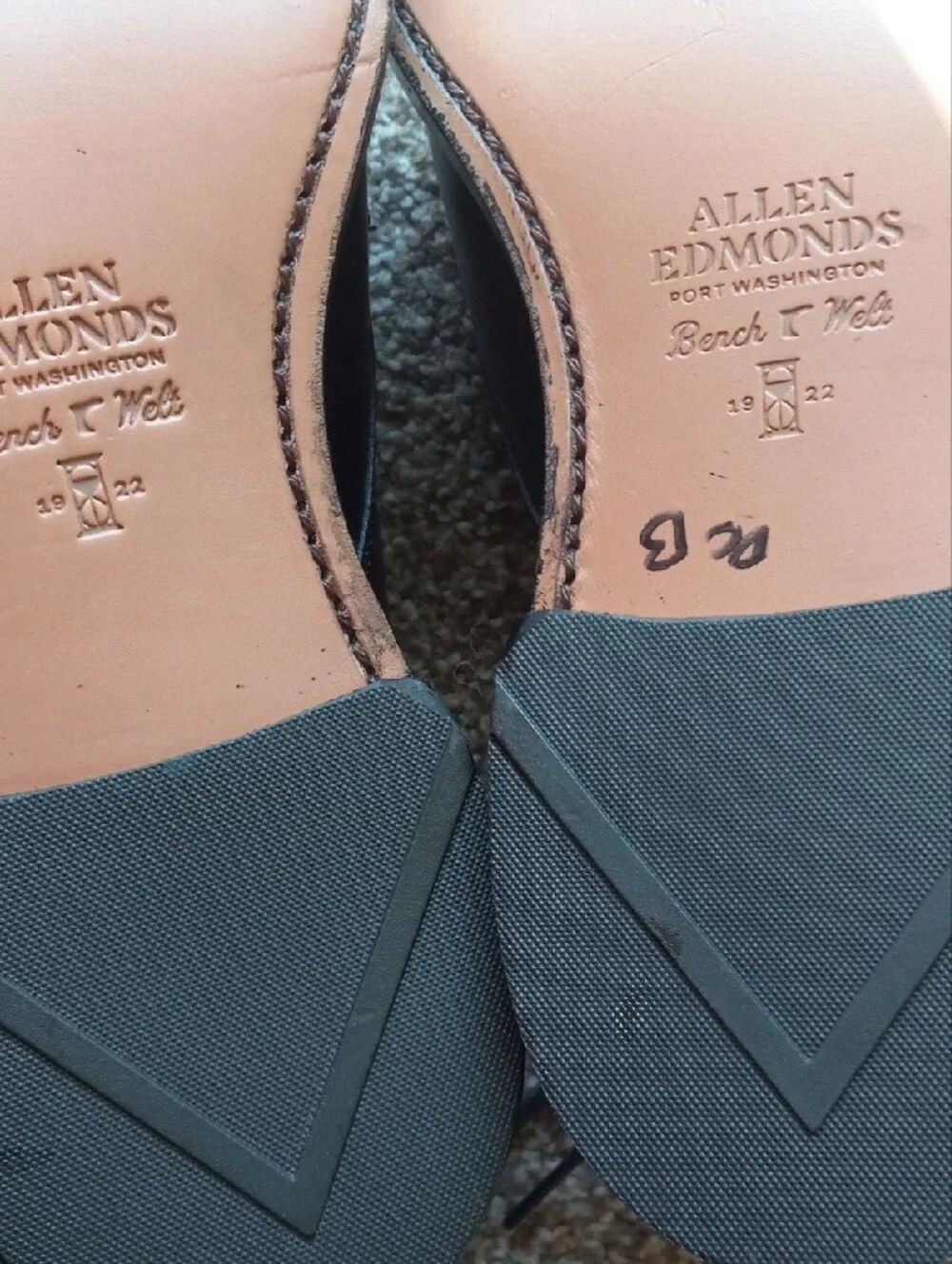 Allen Edmonds Black Cap-Toe Oxford with Brogue Detail
